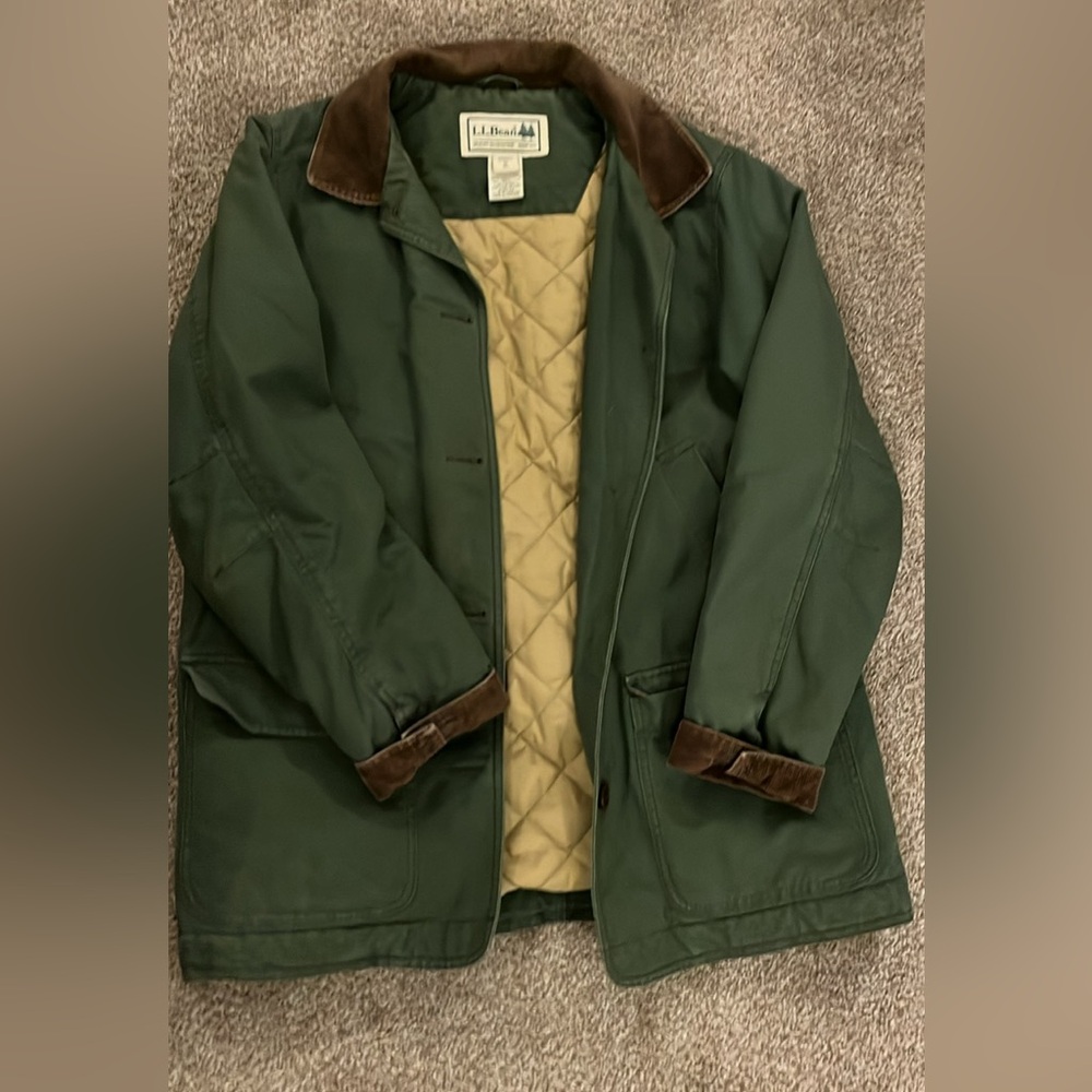 Size medium women’s LL Bean vintage Adirondack canvas coat